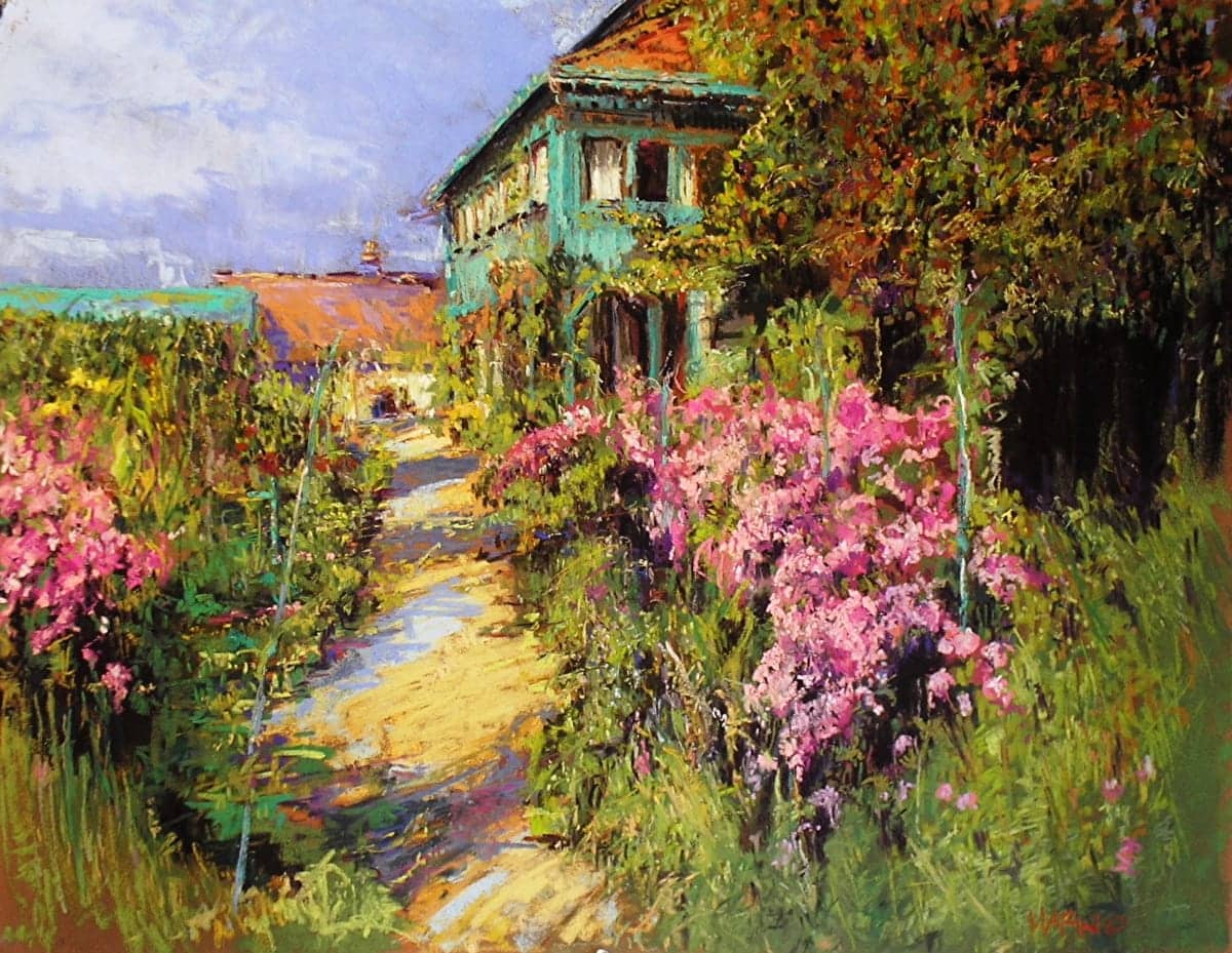 'A la Maison,' a pastel by Maria Marino