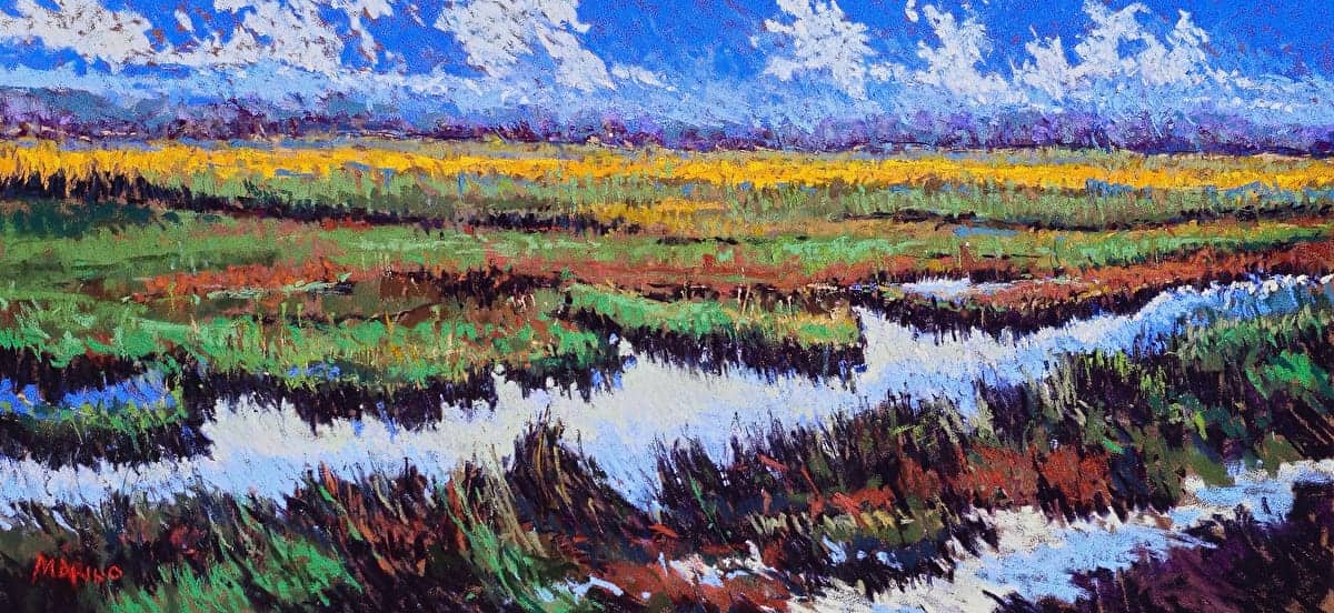 'The Marsh,' a pastel by Maria Marino